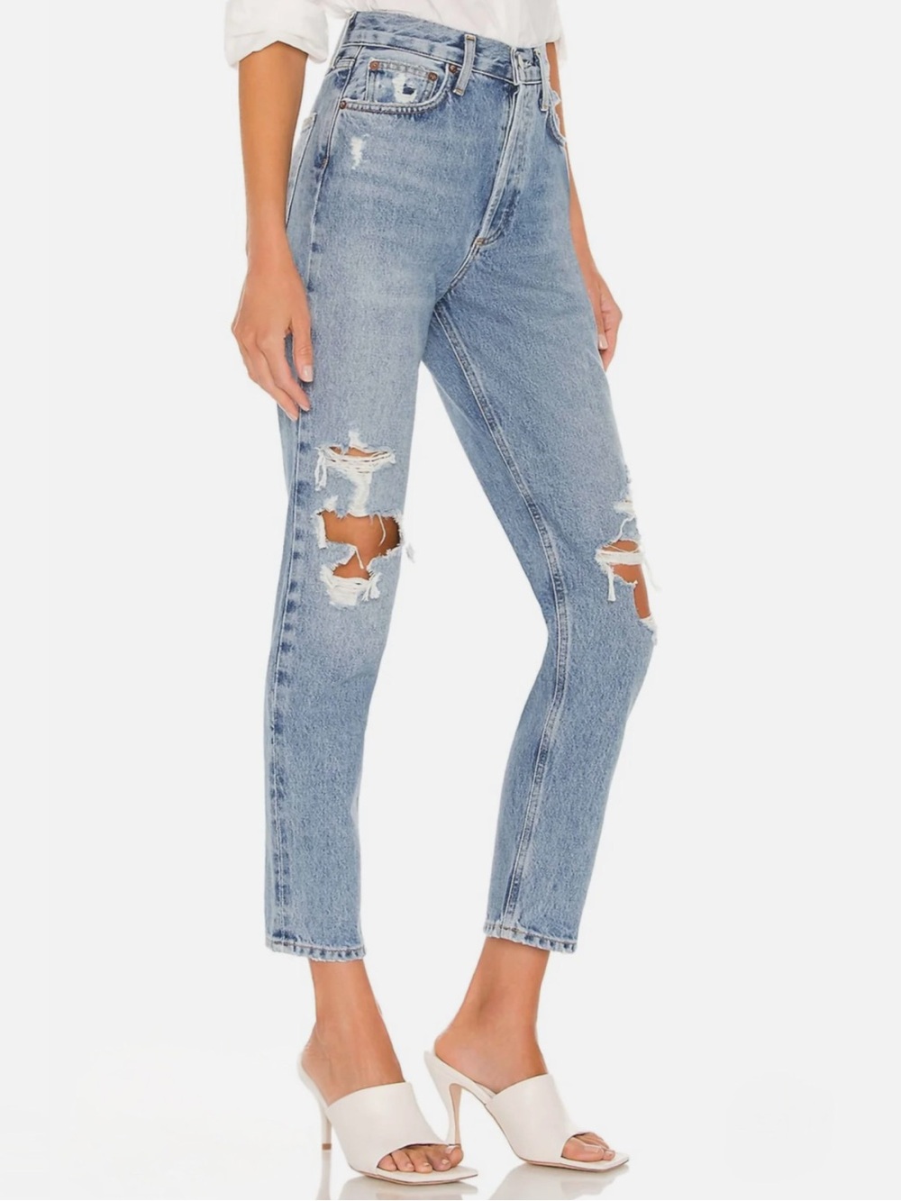 NWT • AGOLDE Fen High Rise Straight Leg Jeans - Picture 4 of 11
